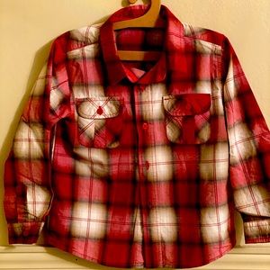 Red plaid shirt